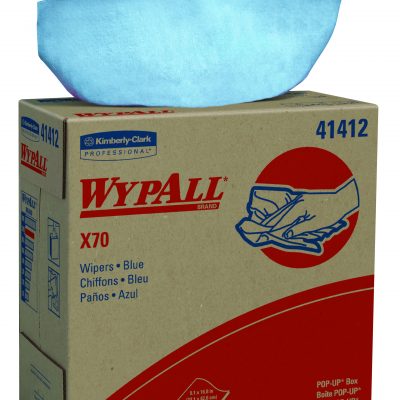 מטליות Wypall*X70 צץ רץ בקופסא, צבע כחול