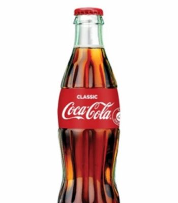 24 בקבוקי זכוכית קוקה קולה / דיאט קוקה קולה / קוקה קולה זירו 350 מ''ל