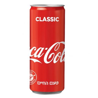 קוקה קולה בפחית 330 מ''ל (ארגז 24 פחיות)