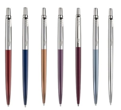 עט פרקר מקורי גוף צבעוני ( שחור/כחול )