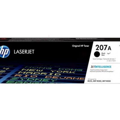 טונר שחור מקורי 207A של HP, עם קיבולת הדפסה עד 1350 דפים. מתאים למדפסות-